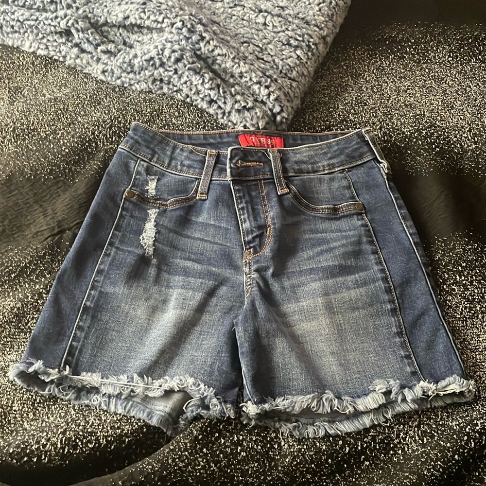 Denim Guess shorts size 24